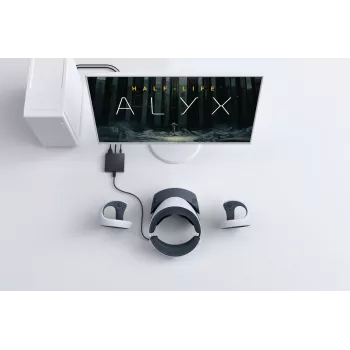 Adapteris Sony spēļu kontrolierim 1000043174 — Melns, ieeja 100–240V 50/60Hz, 0,4A, komplektā AC kabelis
