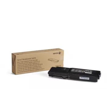 Xerox Genuine WorkCentre® 6655/6655i Melna augstas ietilpības tonera kasetne (12000 lapas) - 106R02747