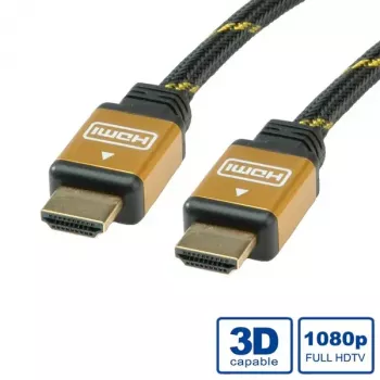 HDMI kabelis ROLINE GOLD High Speed Ethernet M/M 7,5m