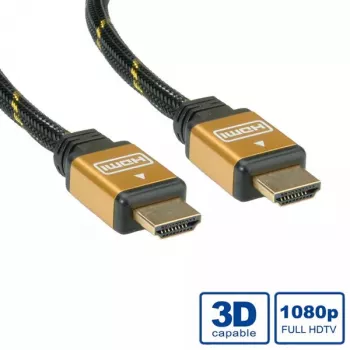 HDMI kabelis ROLINE GOLD High Speed Ethernet M/M 7,5m