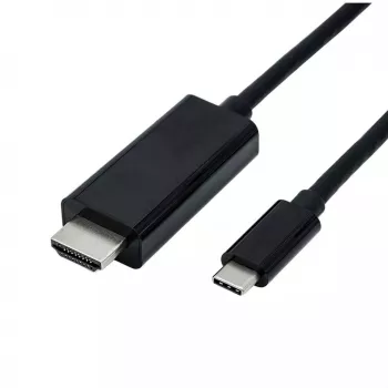 USB Type-C uz HDMI kabelis ROLINE 11045843 5m Melns