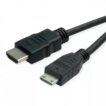 HDMI kabelis ROLINE 11445580 2m HDMI Type A vīrišķais HDMI Type C vīrišķais