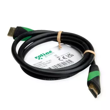 ROLINE HDMI kabelis 1 m A tipa vīriņš–vīriņš, zeltīti kontakti, melns