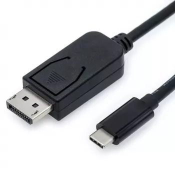 VALUE 11.99.5846 2m USB Type-C uz DisplayPort video adapteris, melns