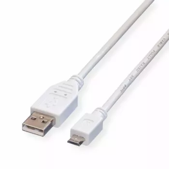 USB 2.0 kabelis A – Micro B vīriešu/vīriešu 0,15 m VALUE 11.99.8751