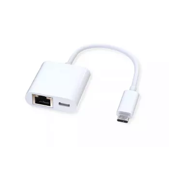 Dzimuma pārveidotājs ROLINE 12.02.1100 USB 3.2 Gen 2 Type C RJ-45 Balts