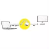 Video kabeļa adapteris ROLINE 12.03.3205 USB Type-C uz DVI-D 0,1m