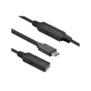 ROLINE USB kabelis 12.04.1066 USB 3.2 Gen 1 10m USB-C USB-A Melns