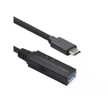 ROLINE USB kabelis 12.04.1066 USB 3.2 Gen 1 10m USB-C USB-A Melns