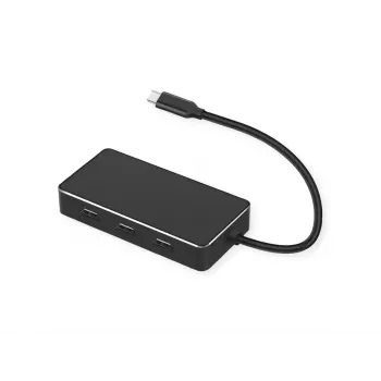 Video kabeļa adapteris VALUE 12.99.1031 0.19 m USB Type-C 3 x HDMI melns