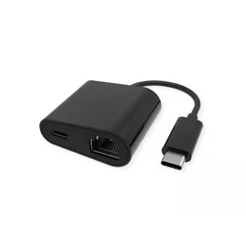 VALUE 12.99.1118 Ethernet tīkla karte, USB Type-C, vadu, melna
