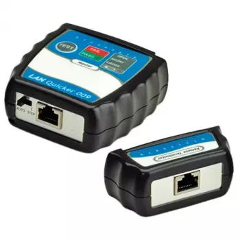 Kabeļu testeris VALUE Quicker Cable Tester 13.99.3001 – RJ-45 tīkla kabeļu pārbaude