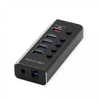 ROLINE USB Hub 3.2 Gen 1 14.02.5058 Melns 5120 Mbit/s