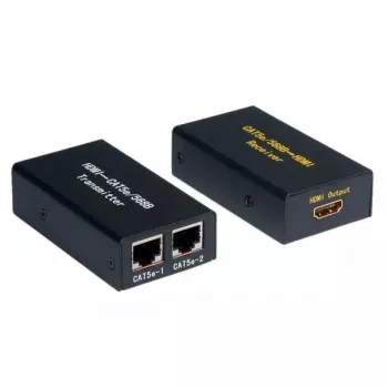 AV raidītājs un uztvērējs VALUE HDMI pagarinātājs pa vītā pāra kabeli 25 m