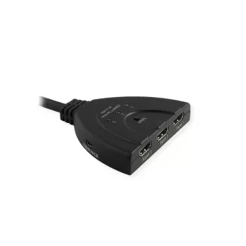 VALUE HDMI video slēdzis 14.99.3567, 3 ieejas, 4K@60Hz, melns