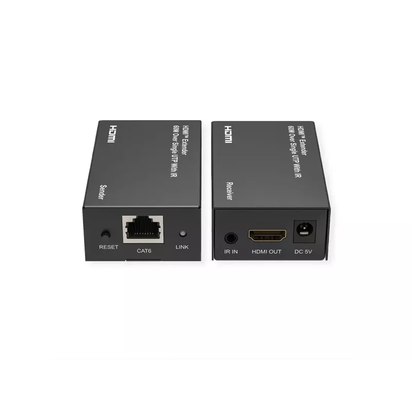 VALUE 14.99.3569 HDMI pagarinātājs pa vītā pāra kabeli, 60 m