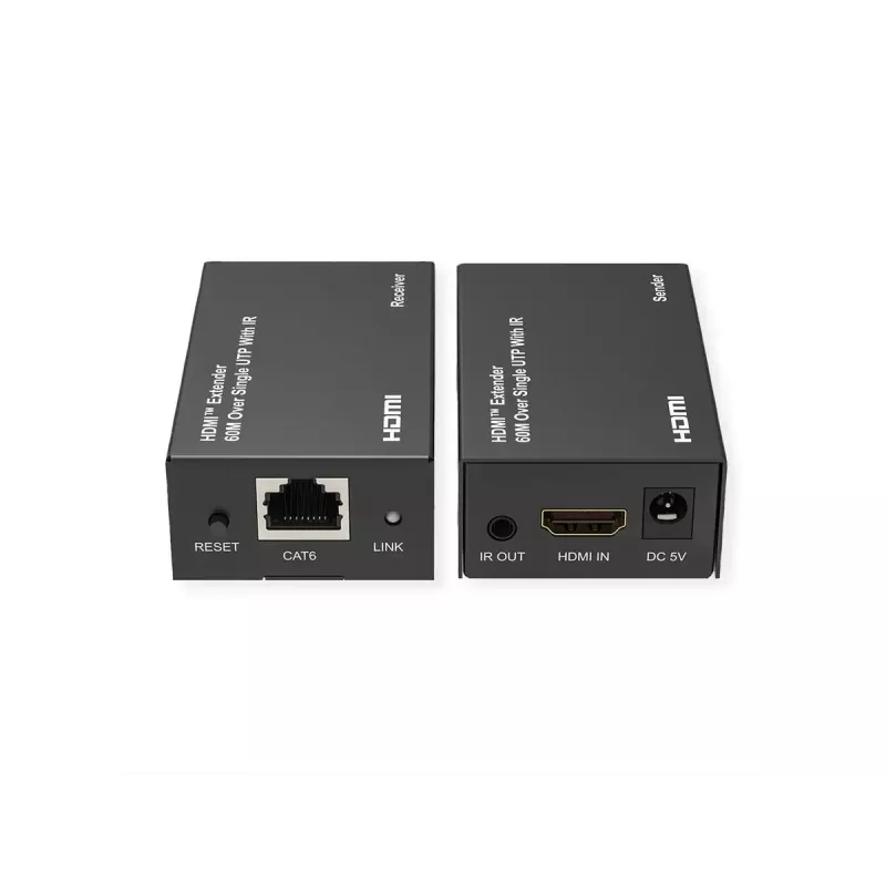 VALUE 14.99.3569 HDMI pagarinātājs pa vītā pāra kabeli, 60 m