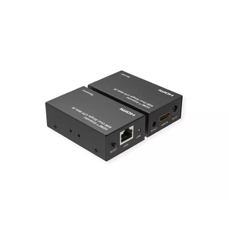 VALUE 14.99.3569 HDMI pagarinātājs pa vītā pāra kabeli, 60 m