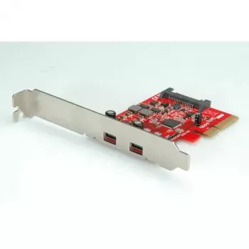PCI-Express x4 Adapter ROLINE 2x Porti Type C USB 3.1