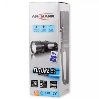 Ansmann 1600-0055 rokas prožektors melns