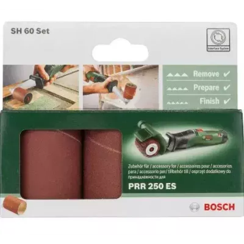 Bosch 1600A0014T Slīpēšanas uzmavu komplekts 3 gab.