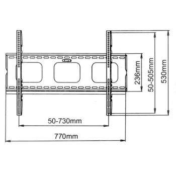 Sienas stiprinājums VALUE LCD/Plasma TV Low Profile