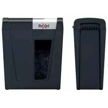 Rexel Secure MC4 papīra smalcinātājs Micro-cut griezums 60 dB Melns, Sudrabs