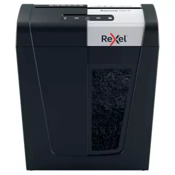 Rexel Secure MC4 papīra smalcinātājs Micro-cut griezums 60 dB Melns, Sudrabs