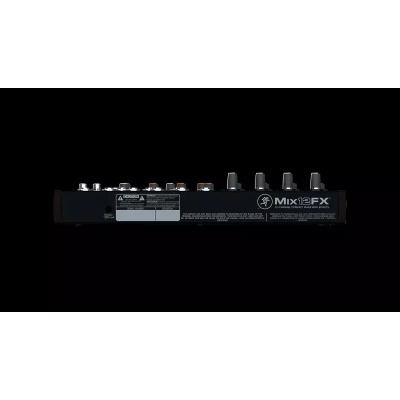 Mackie Mix12FX 12 kanālu mikseris 20 - 30000 Hz Melns