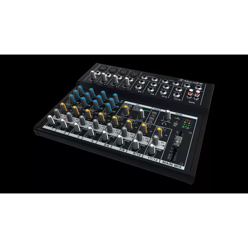 Mackie Mix12FX 12 kanālu mikseris 20 - 30000 Hz Melns