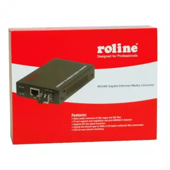 Gigabitu pārveidotājs ROLINE 21.13.1069 RJ45 uz LC