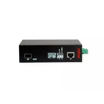 Tīkla mediju pārveidotājs ROLINE 21.13.1135 1000 Mbit/s Daudzrežīmu Melns