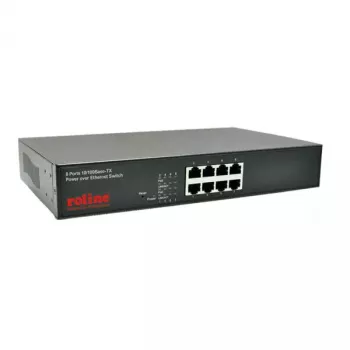 ROLINE PoE Fast Ethernet slēdzis 130 W 8 porti