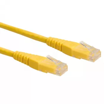 Tīkla kabelis ROLINE UTP Patch Cord Cat.6 RJ-45 0,3m Dzeltens