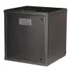 Sienas stiprinājuma skapis ROLINE Pro 12U 19 collu, 600x600 mm, melns, IP20, atslēgas slēdzene