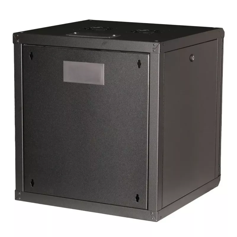 Sienas stiprinājuma skapis ROLINE Pro 12U 19 collu, 600x600 mm, melns, IP20, atslēgas slēdzene