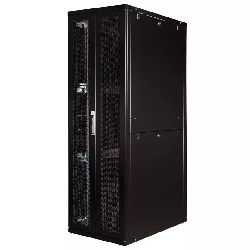 Brīvi stāvošs serveru skapis ROLINE Pro 42U 600x1000 melns