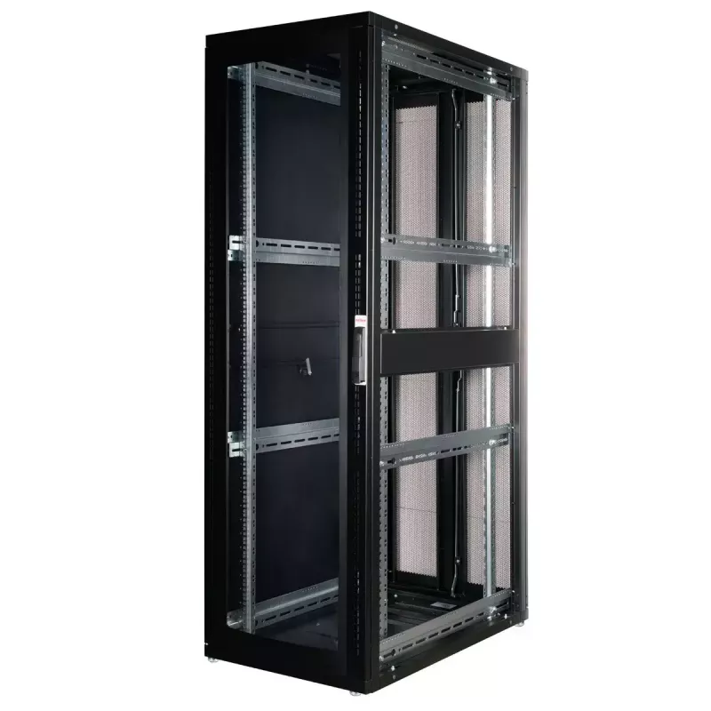 Brīvi stāvošs serveru skapis ROLINE Pro 42U 600x1000 melns