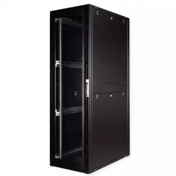 Brīvi stāvošs serveru skapis ROLINE Pro 42U 600x1000 melns