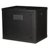 ROLINE 19 inch sienas stiprinājuma skapis Pro 9U, 450x600 WxD, melns, atslēgas slēdzene, IP20