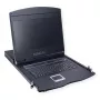 Rack konsole VALUE 26.99.0132 — 19 collu (48.3 cm) 1366×768 LCD, 1U, Šveices tastatūra, melna