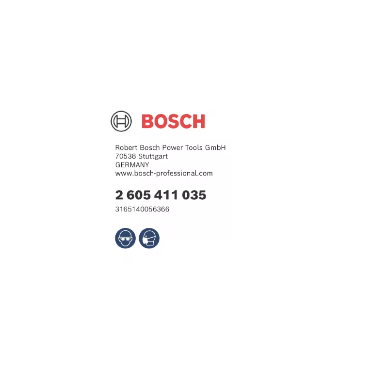 Bosch 2 605 411 035 Putekļu maiss ar nosūkšanas atveri PHO/GHO ēvelēm