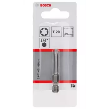Bosch 2607001636 T20 extra hard skrūvgrieža uzgalis 49 mm