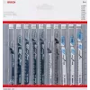 Bosch 2 607 011 170 finierzāģa asmeņu komplekts 10 gab.