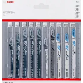 Bosch 2 607 011 170 finierzāģa asmeņu komplekts 10 gab.