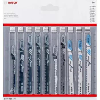 Bosch 2 607 011 170 finierzāģa asmeņu komplekts 10 gab.