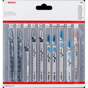 Bosch 2 607 011 171 finierzāģa asmeņu komplekts 10 gab.