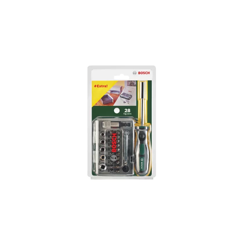 Skrūvgrieža uzgaļu komplekts Bosch 2 607 017 331 27 gab. sešstūra, Torx, Phillips