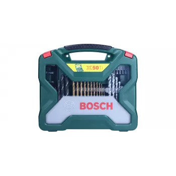 Bosch X-Line 50 daļu titāna urbju un stiprinājumu komplekts