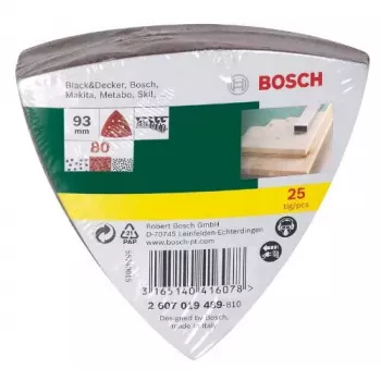 Bosch 2 607 019 489 slīpēšanas piederumu komplekts 25 gab.